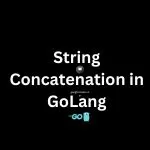String Concatenation in GoLang