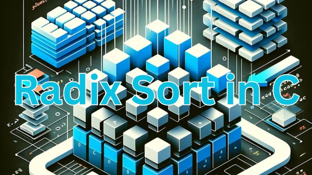 radix sort in c