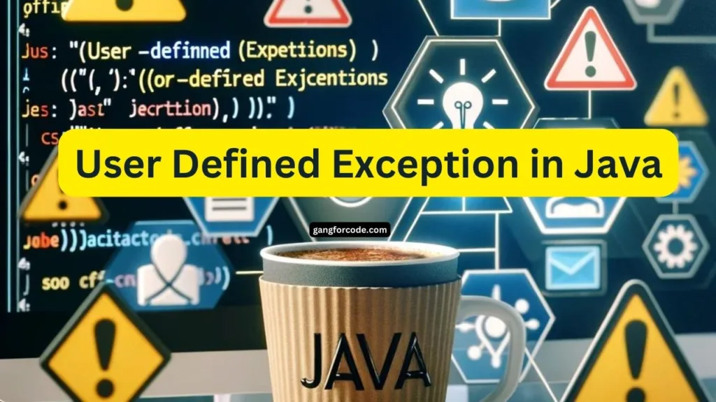 User Defined Exception in Java
