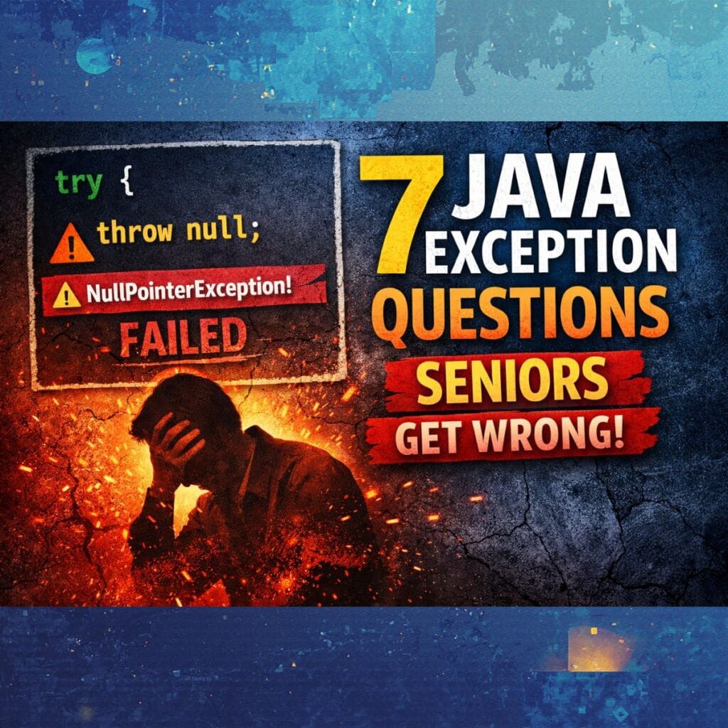 7 Java Exception Traps That Break Senior-Level Interviews
